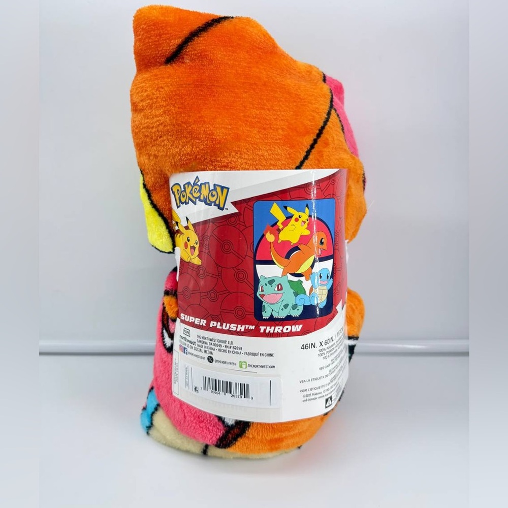 POKÉMON Throw Blanket 46"x60" The Northwest Company, Kid's Super Plush Soft, NEW